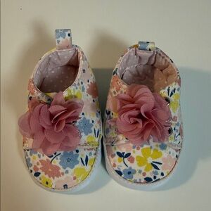 Floral Baby Shoes